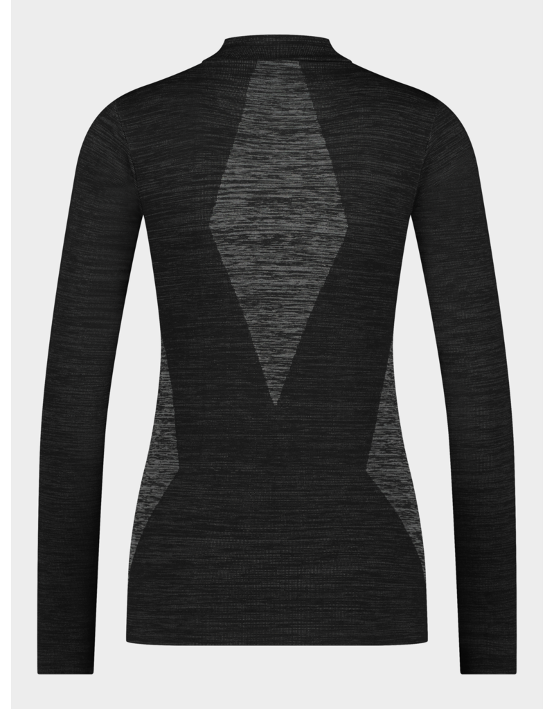 Technisch Thermo Shirt Lange Mouw - Dames - Zwart