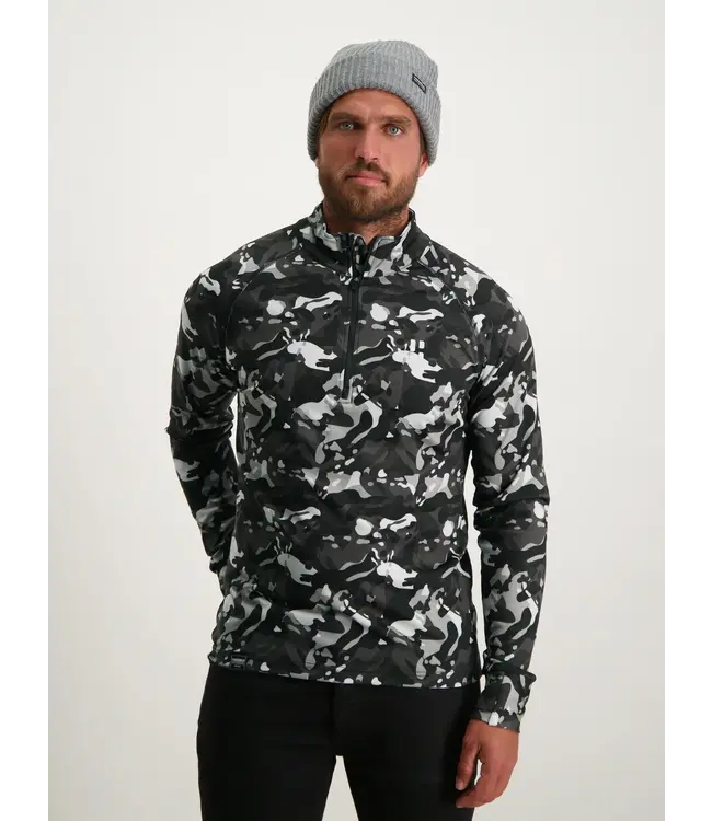 Camo Pully Men / Black - Gray