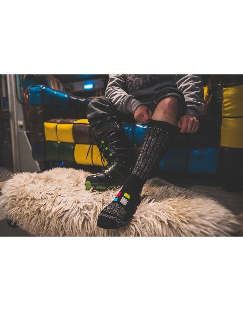 Skisocken 2er Pack schwarz