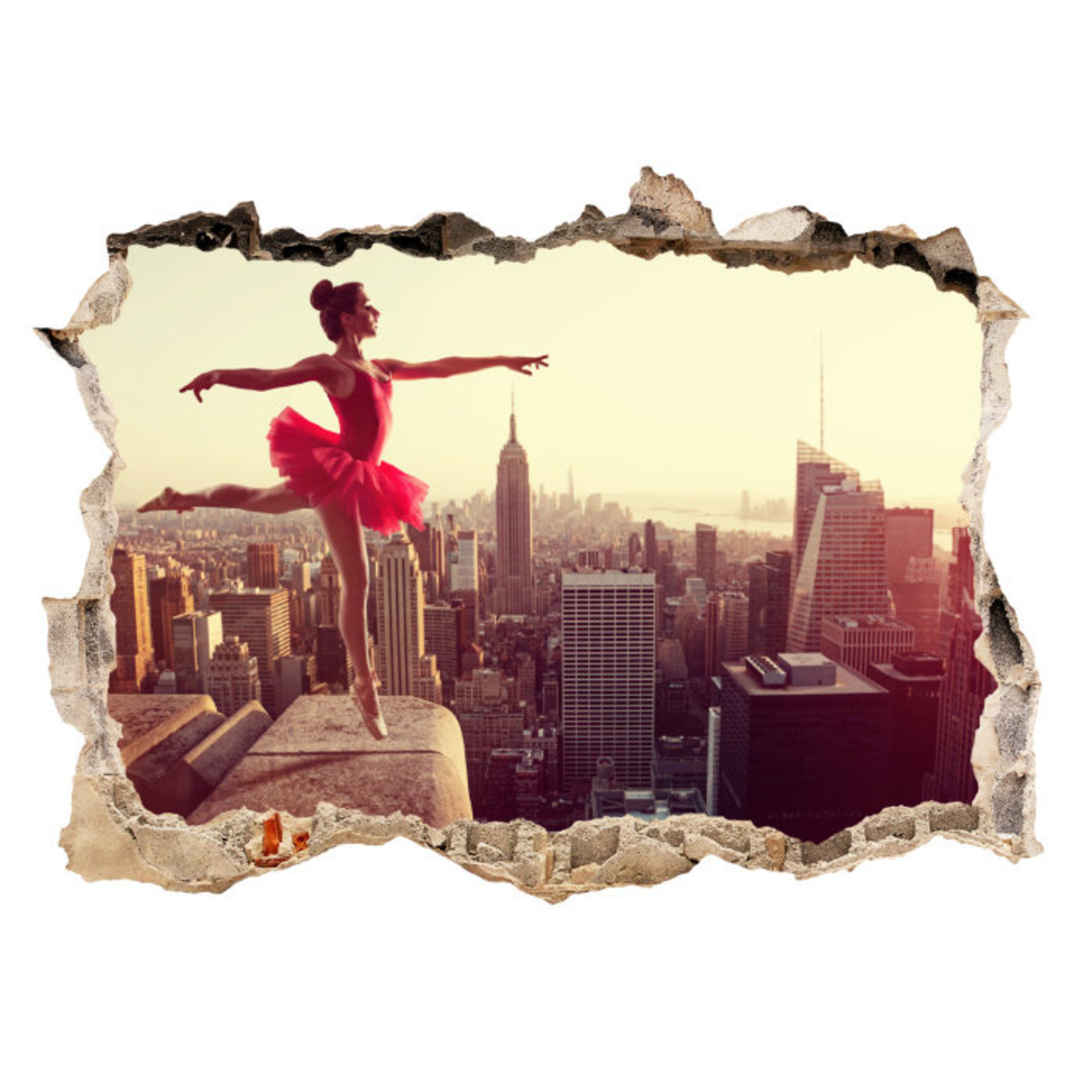 Alta Stickers 3d Muursticker Ballerina