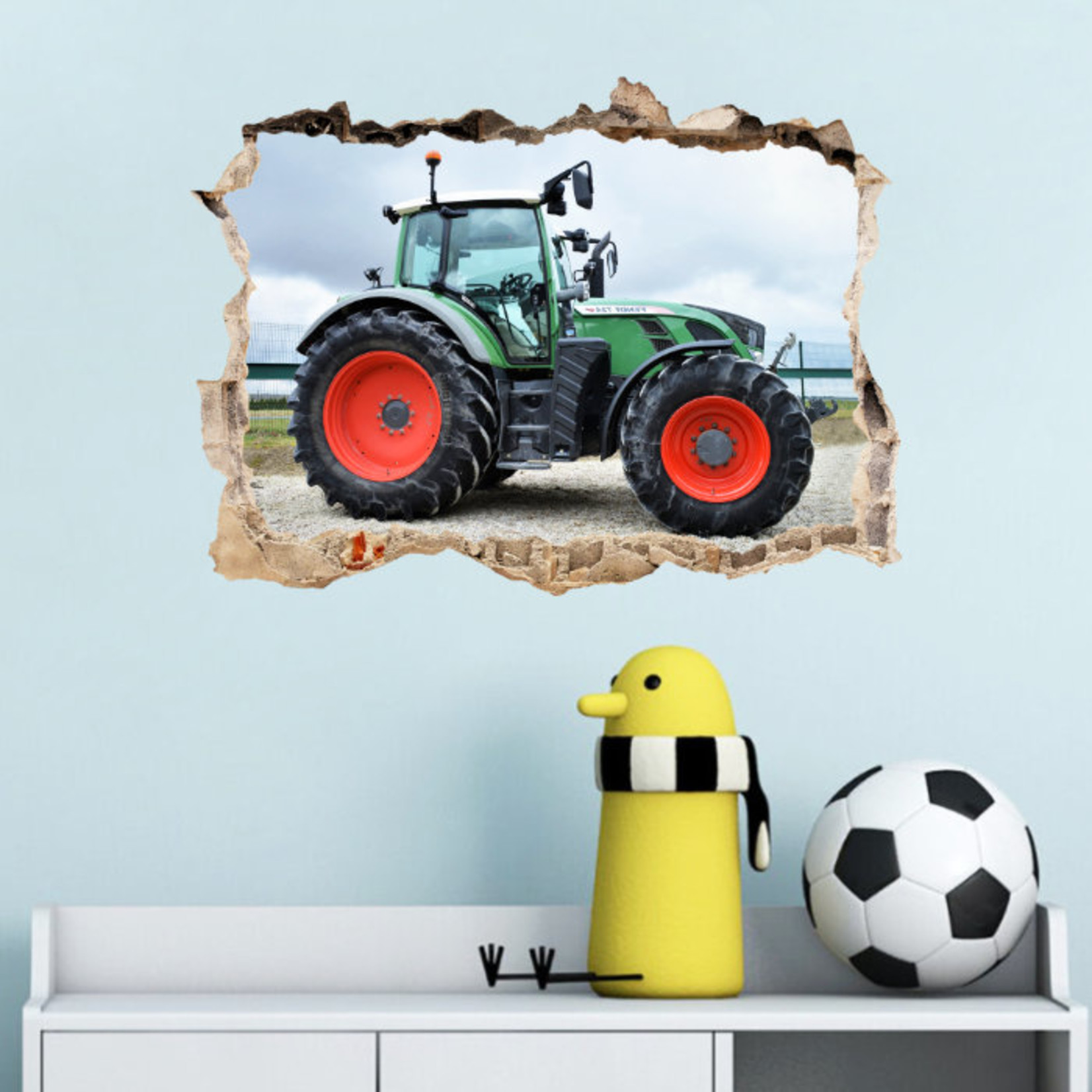 Alta Stickers 3d Muursticker Tractor