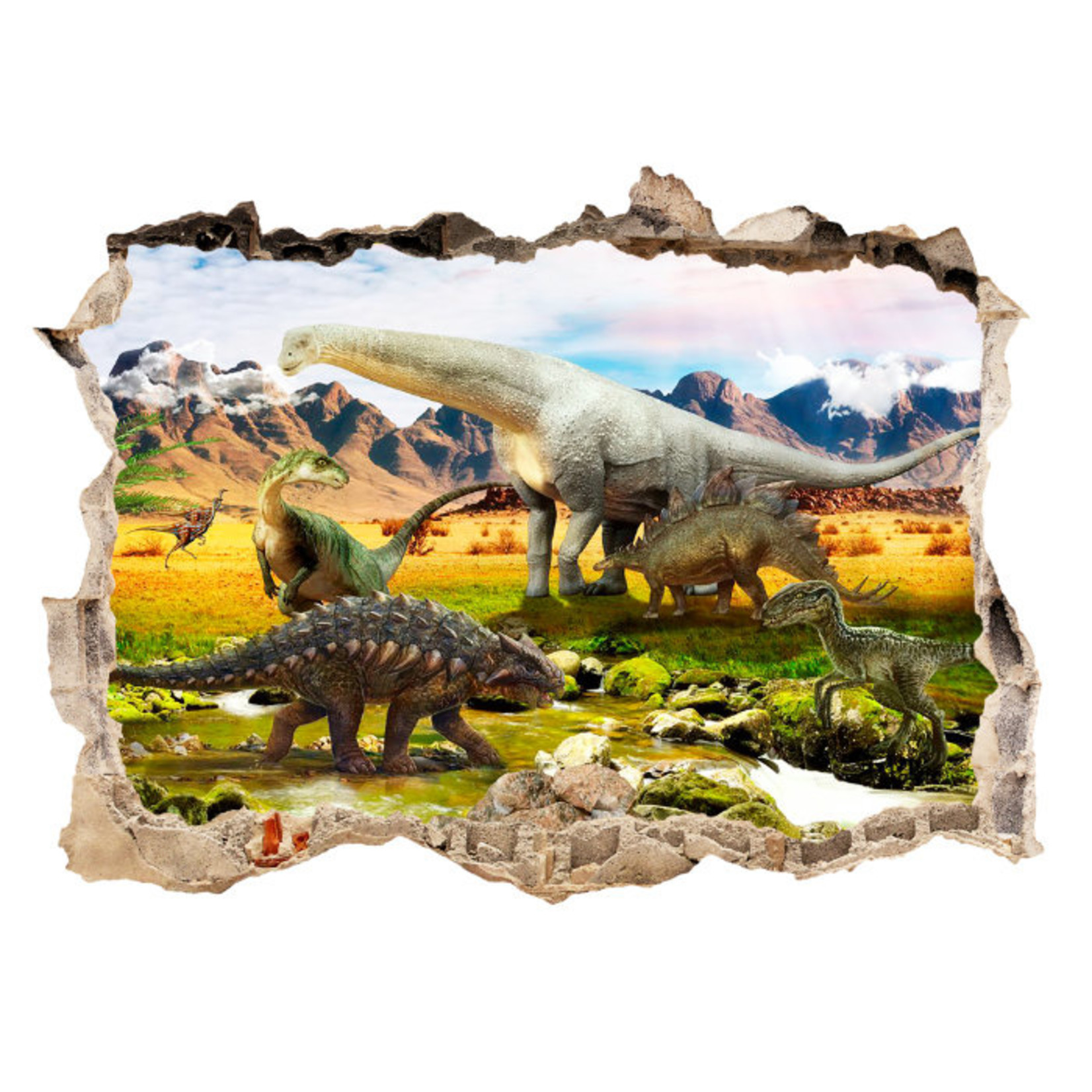 Alta Stickers 3d Muursticker Dinosaurus