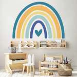 Alta Stickers Muursticker Regenboog Blauw Tinten