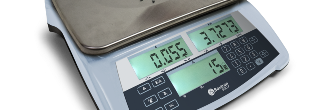 Baxtran BOC Telweegschaal: nauwkeurig tellen en wegen in één compacte oplossing Baxtran BOC Telweegschaal: nauwkeurig tellen en wegen in één compacte oplossing