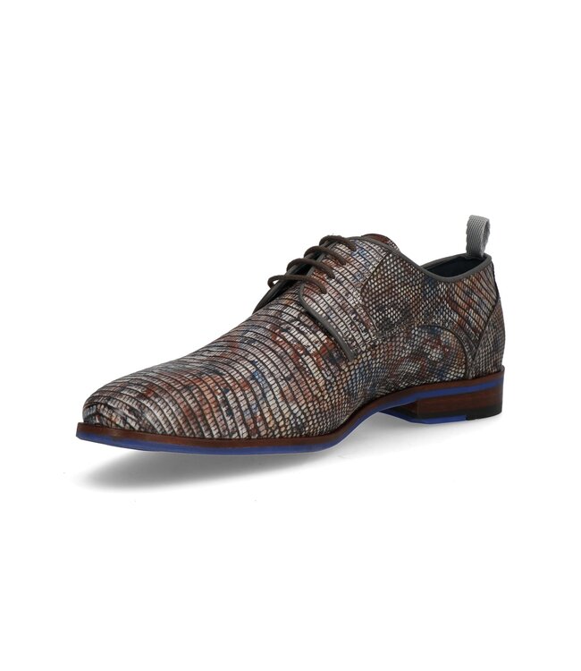 Berkelmans | Heren | Veterschoenen | Multi Color Print (2410050286)