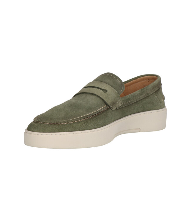 Berkelmans | Heren | Loafers | Castrezzato Green Suede (2410324261)