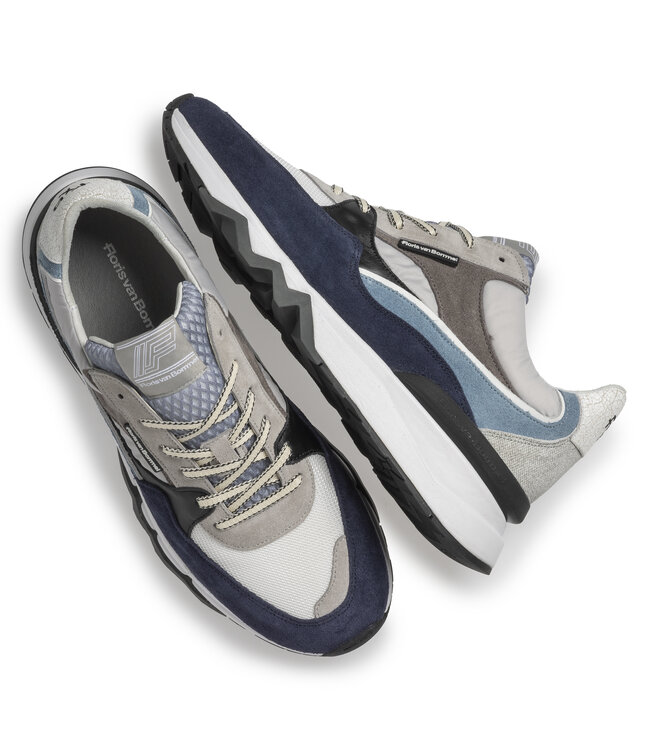 Floris van Bommel | Heren | Sneakers | Blue (10155-40-02)