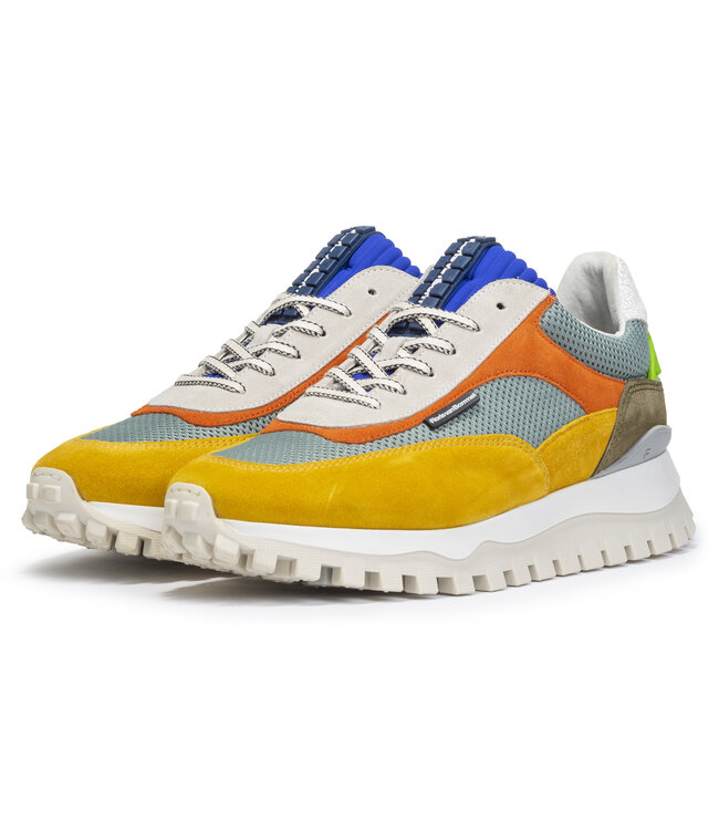 Floris van Bommel | Heren | Sneakers | Yellow (10157-70-01)