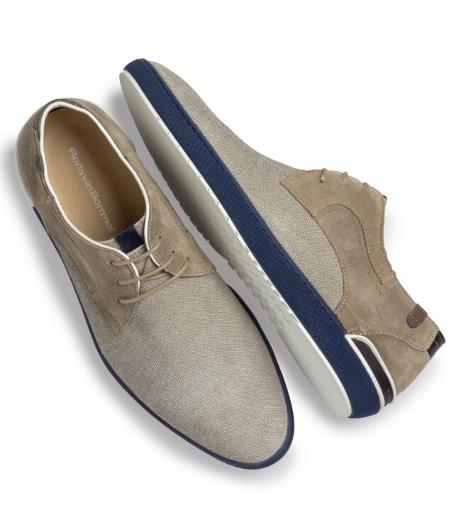 Floris van Bommel | Heren | Veterschoenen | Darkwhite (30293-61-01)