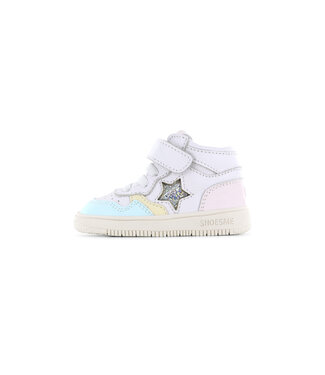 Shoesme Shoesme | Eerste stapschoentjes | Baby - Proof| White Blue Pink (BN24S009-A)