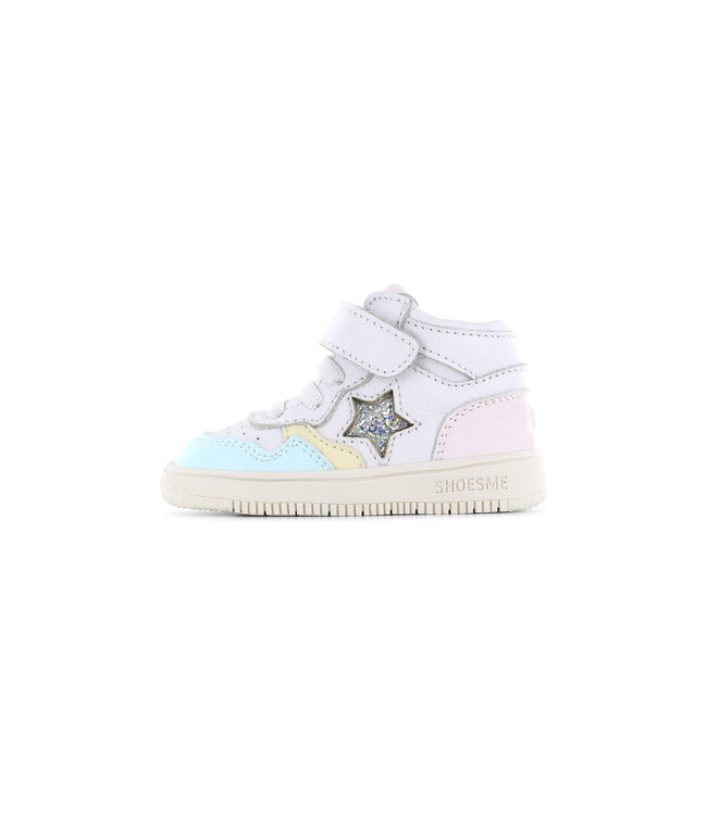 Shoesme | Eerste stapschoentjes | Baby - Proof| White Blue Pink (BN24S009-A)