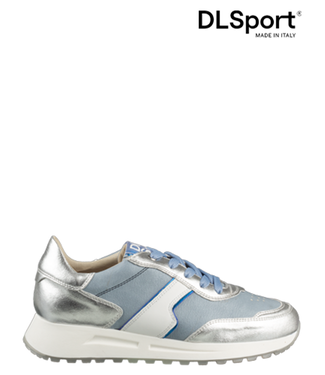 DLSport DL Sport | Dames | Sneakers | Lichtblauw / Goud (6203 04)