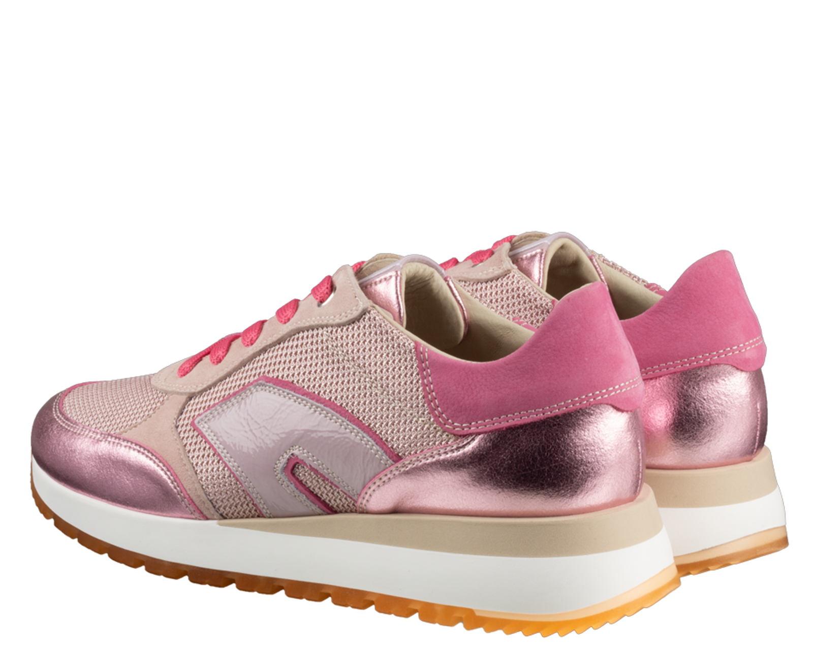 Nike Air Force Low ESS Dames Sneakers Roze/Zwart Maat bol