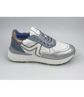 Accademia 72 | Dames | Sneakers | Zilver/Wit (AC-010)