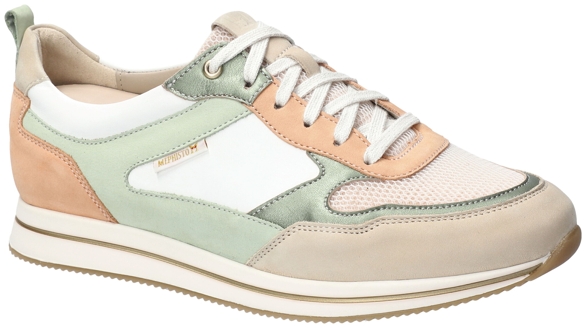 Mephisto | Dames | Sneakers | Nude (LYDIE 9528) - Schoenmode den Boer