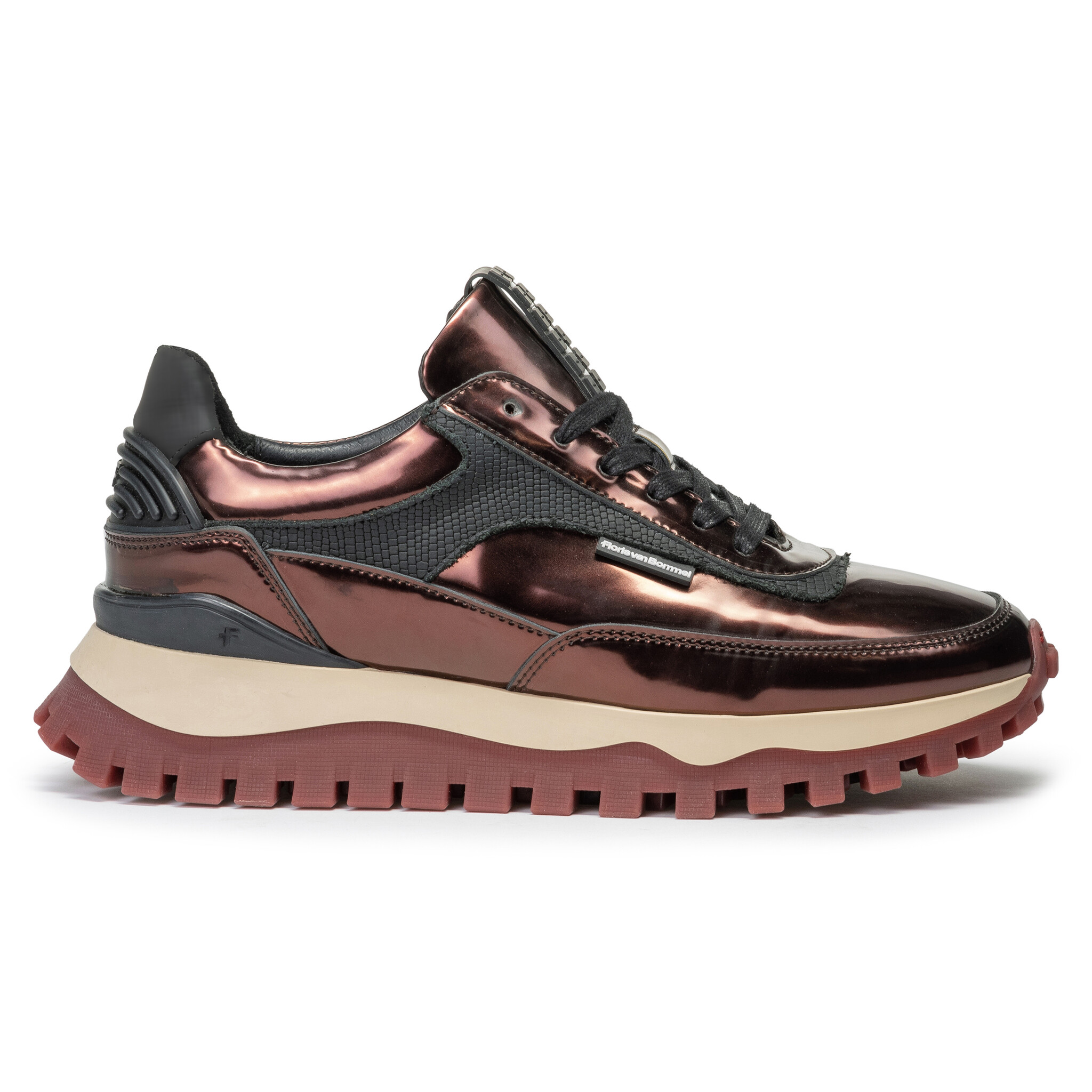 Floris van Bommel Dames Sneakers DarkBrown 10100 21 02