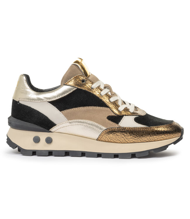 Floris van Bommel | Dames | Sneakers | Gold (10098-91-01)