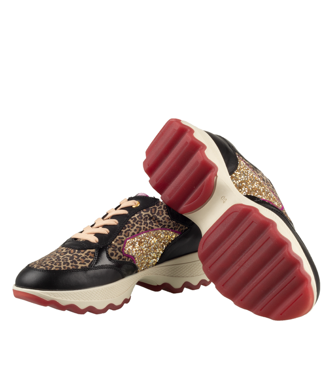 DL Sport | Dames | Sneakers |  Zwart (6344 01)