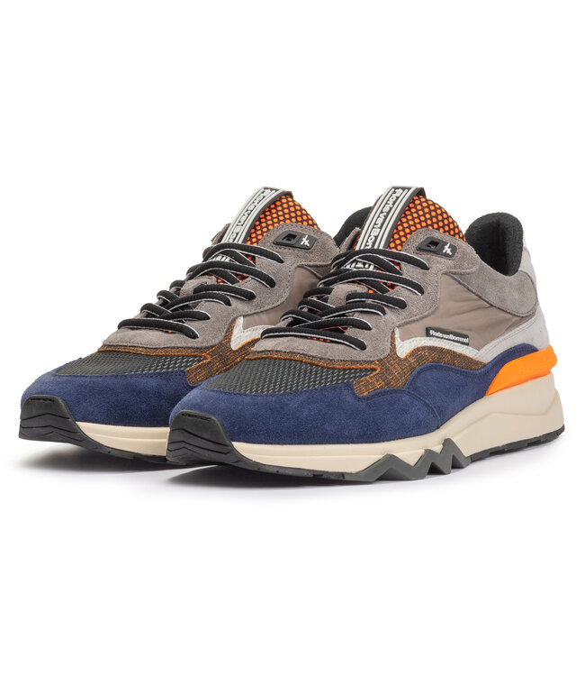 Floris van Bommel | Heren | Sneakers | Orange  (10178-86-01)