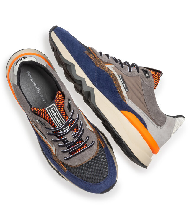 Floris van Bommel | Heren | Sneakers | Orange  (10178-86-01)