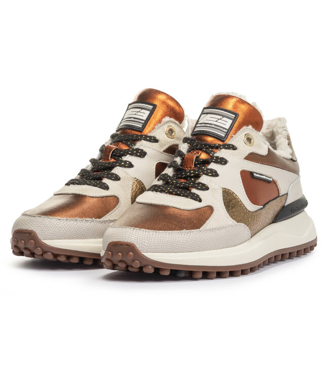 Floris van Bommel | Dames | Sneakers | Bronz (10094-92-01)