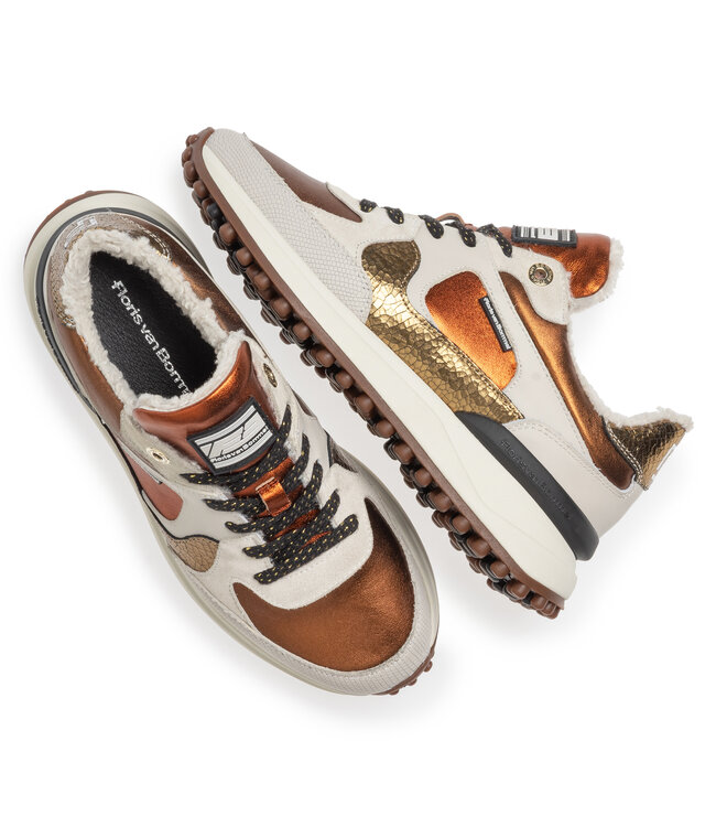Floris van Bommel | Dames | Sneakers | Bronz (10094-92-01)