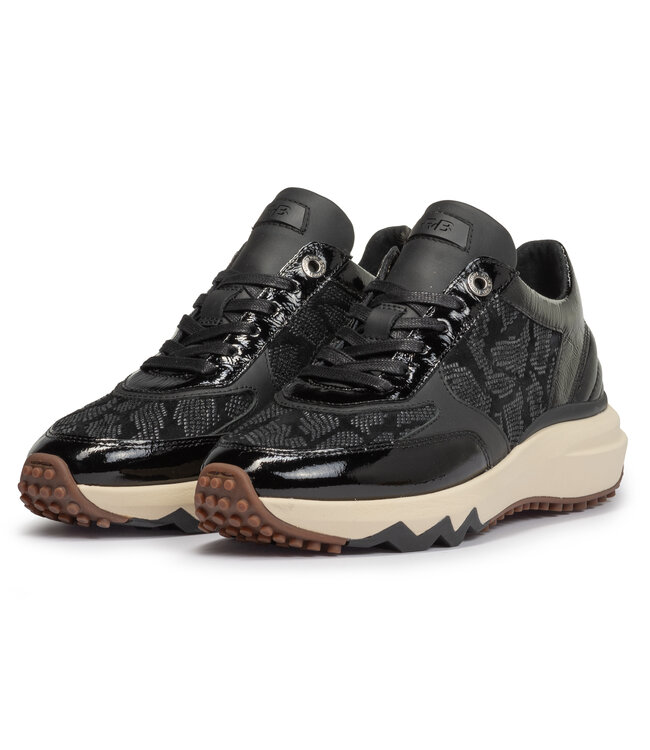 Floris van Bommel | Dames | Sneakers | Black (10089-10-01)