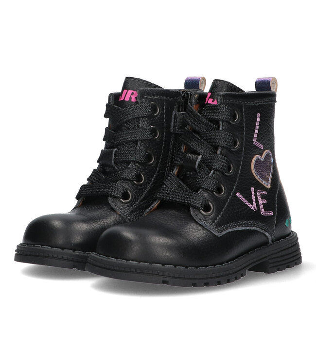 Bunnies Jr | Meisjes | Veter Boots | Black (224781-689)