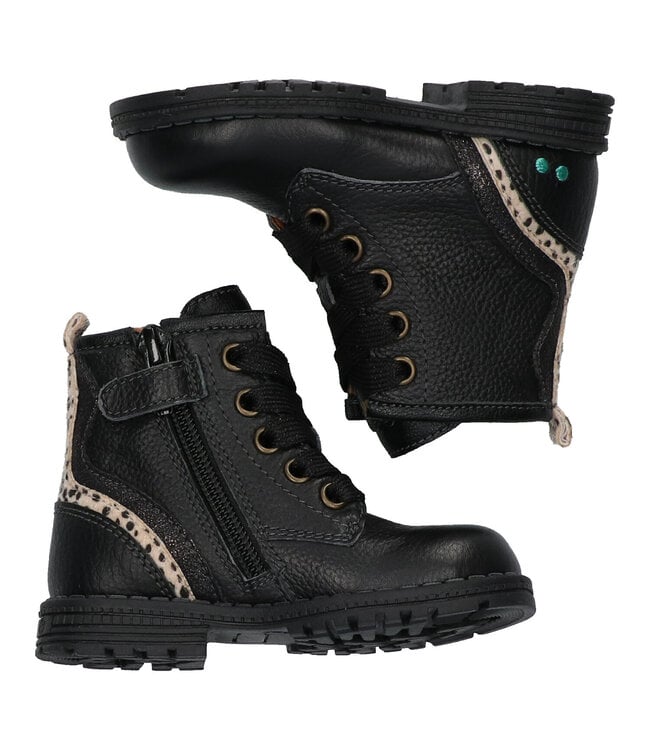 Bunnies Jr | Meisjes | Veter Boots | Black (224783-589)