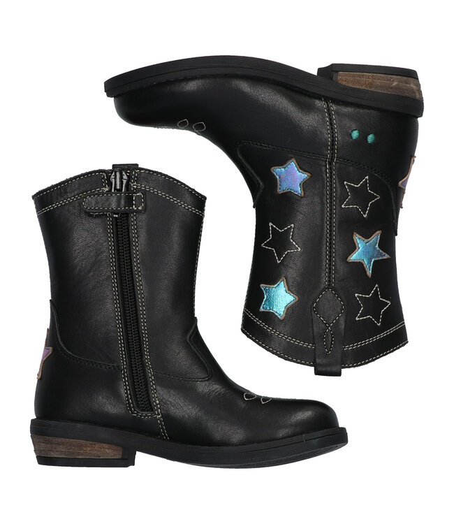 Bunnies Jr | Meisjes | Western Boots | Black (224826-489)
