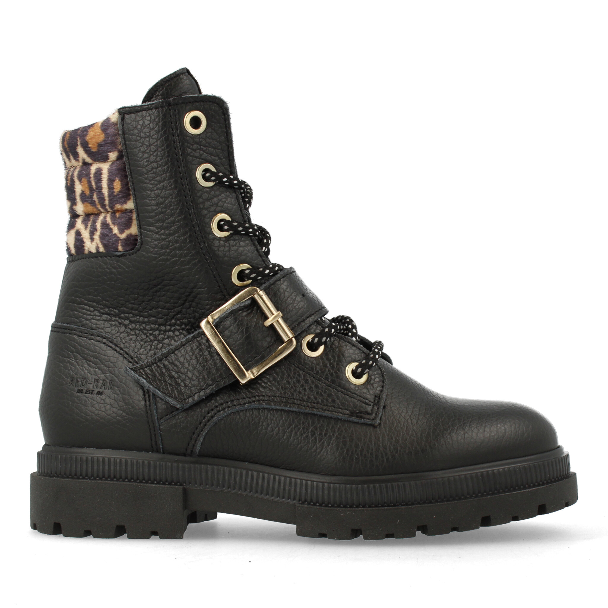 Red Rag Kids Meisjes Veter Boots Black Nappa 11268 922