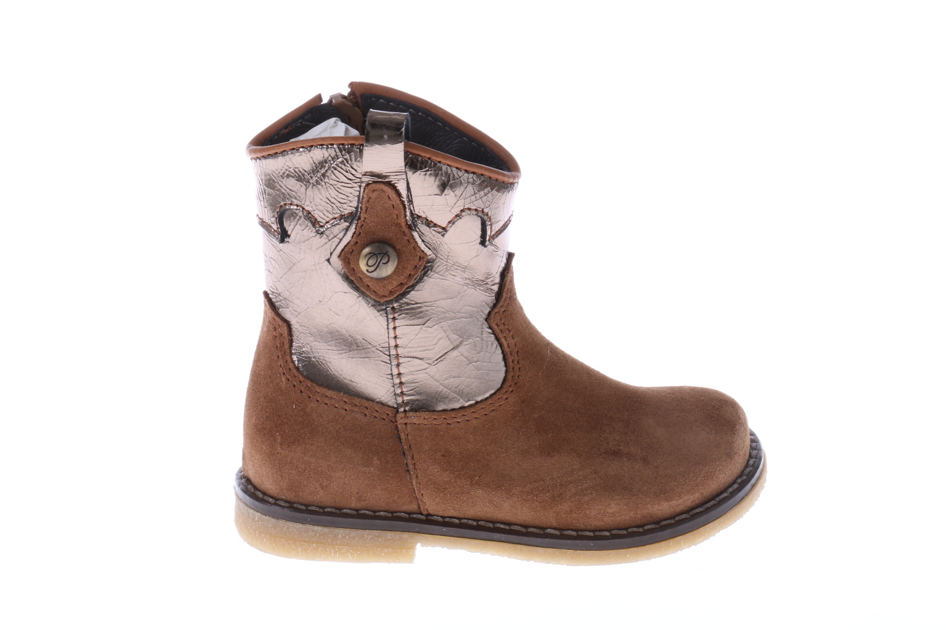 Pinocchio Meisjes Western Boots Naturel Combi (P1675-244