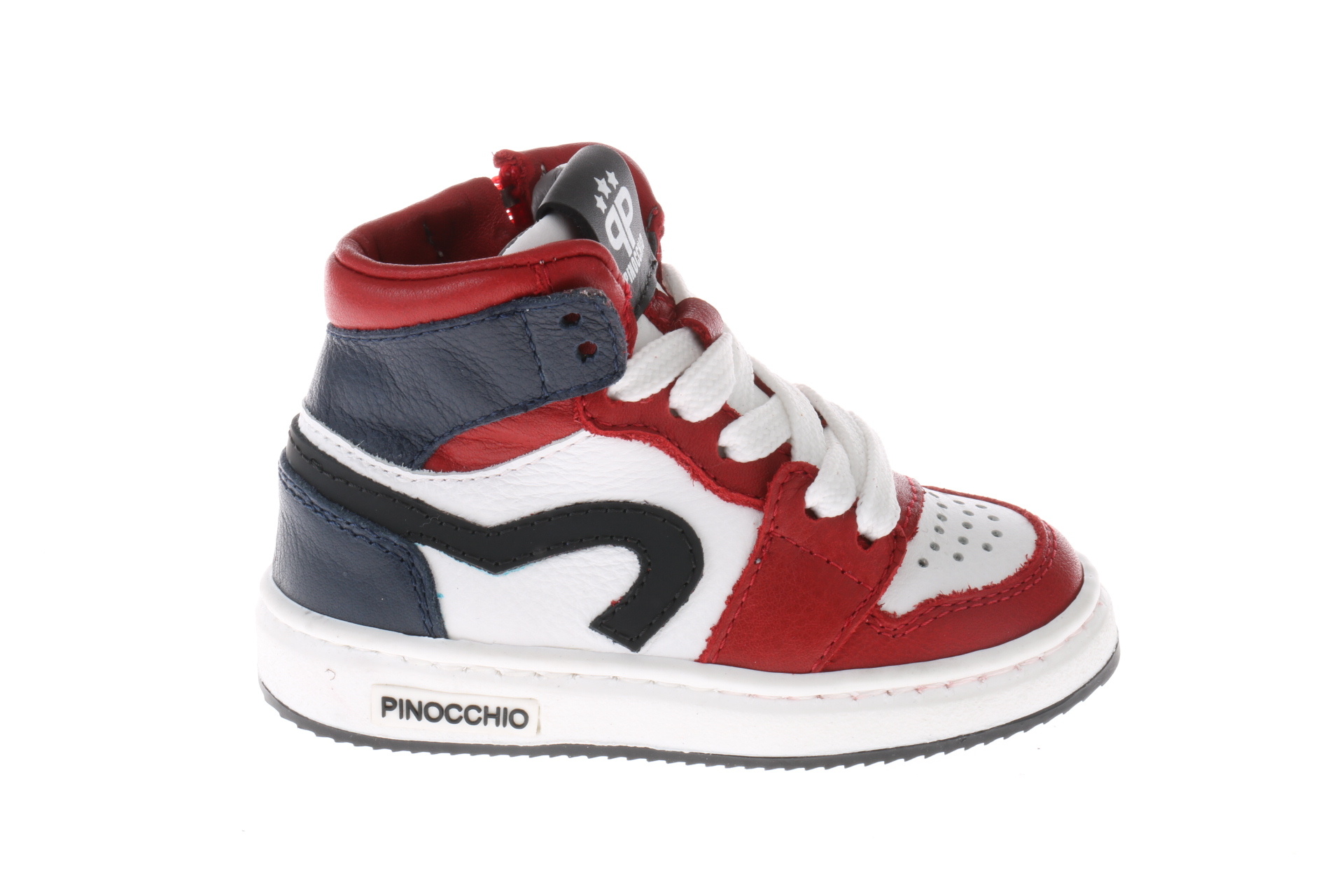 Pinocchio Jongens sneakers Rood combi (P1765-244-55CO)