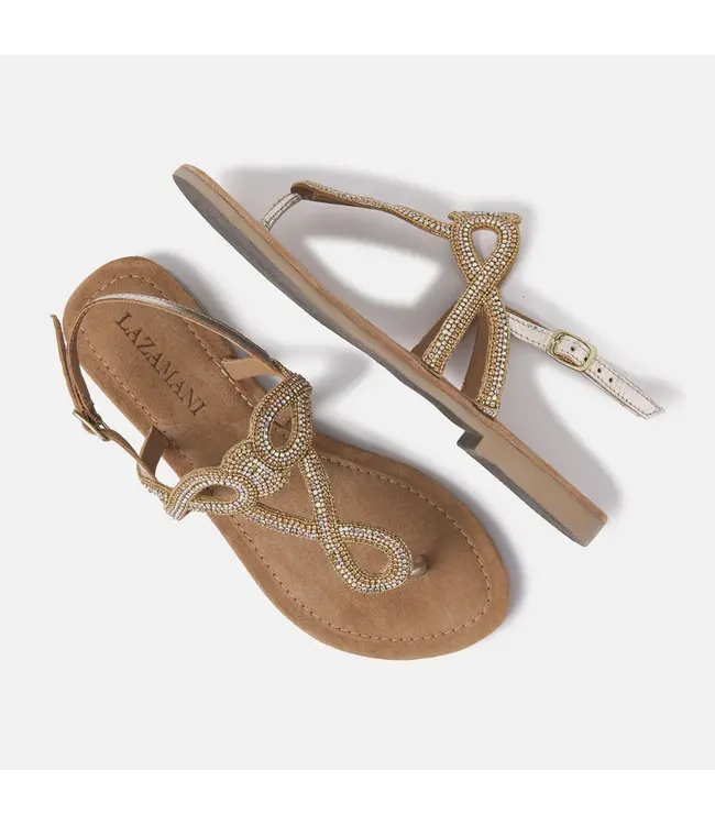 Lazamani | Dames | Sandalen | Goud (LA33510)