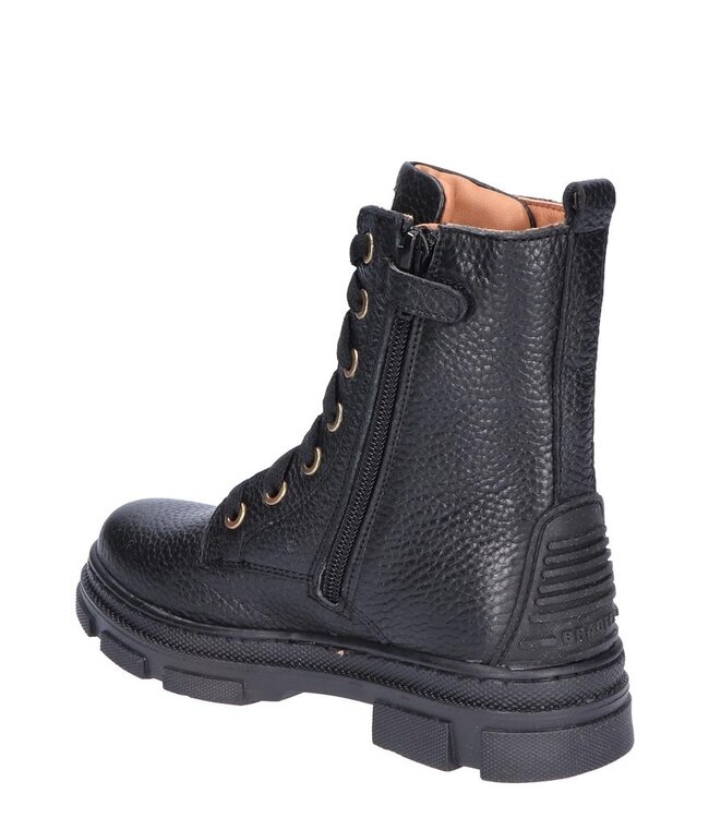 Braqeez | Meisjes | Veter Boots | Black (424751-589)