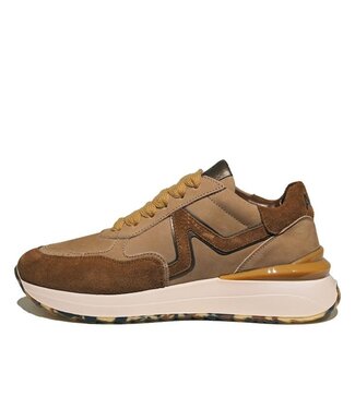 Accademia 72 | Dames | Sneakers | Cognac / Beige  (AC-051 AC105)