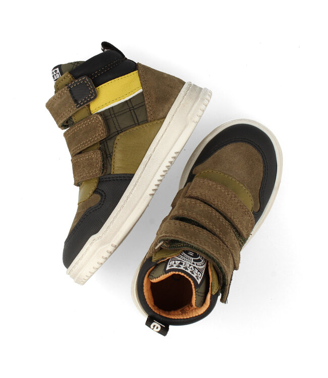 Develab | Jongens | Klittenbandschoenen | Kaki Fantasy (45889 559)