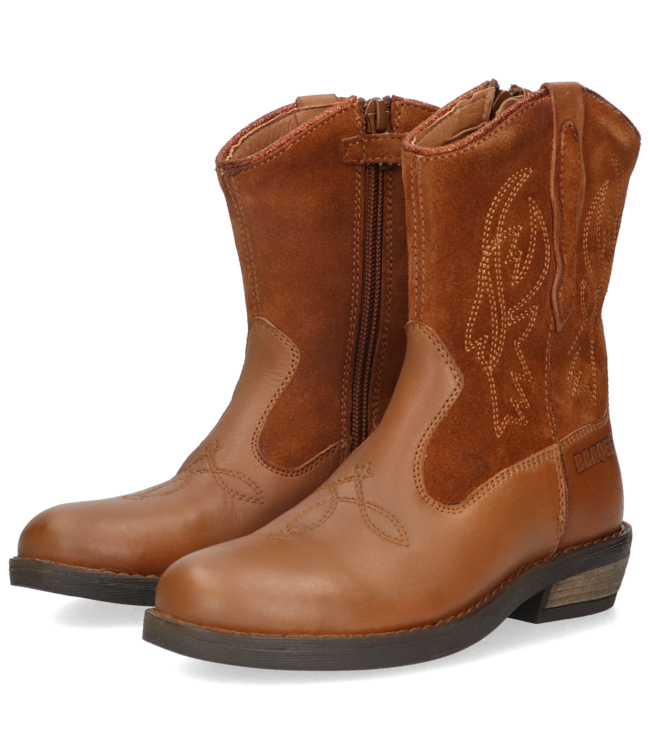 Braqeez | Meisjes | Western Laarzen | Cognac (424730-513)