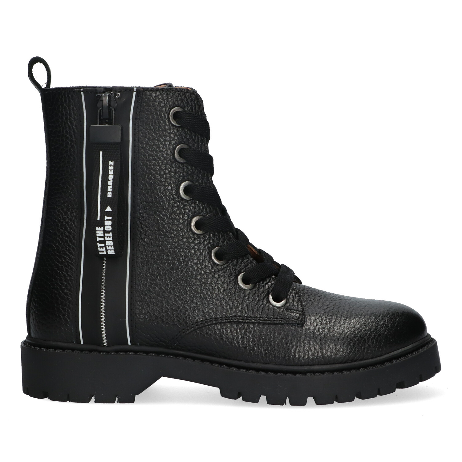 Chelsea Boots Braqeez Boots Braqeez Meisjes Veter Boots Black