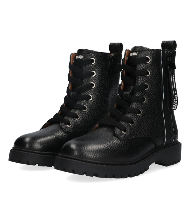 Braqeez | Meisjes | Veter Boots | Black (424771-589)