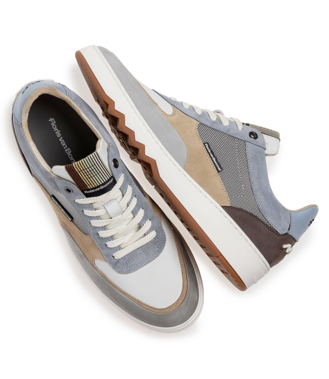 Floris van Bommel | Heren | Sneakers | Lightblue (10143-42-02)