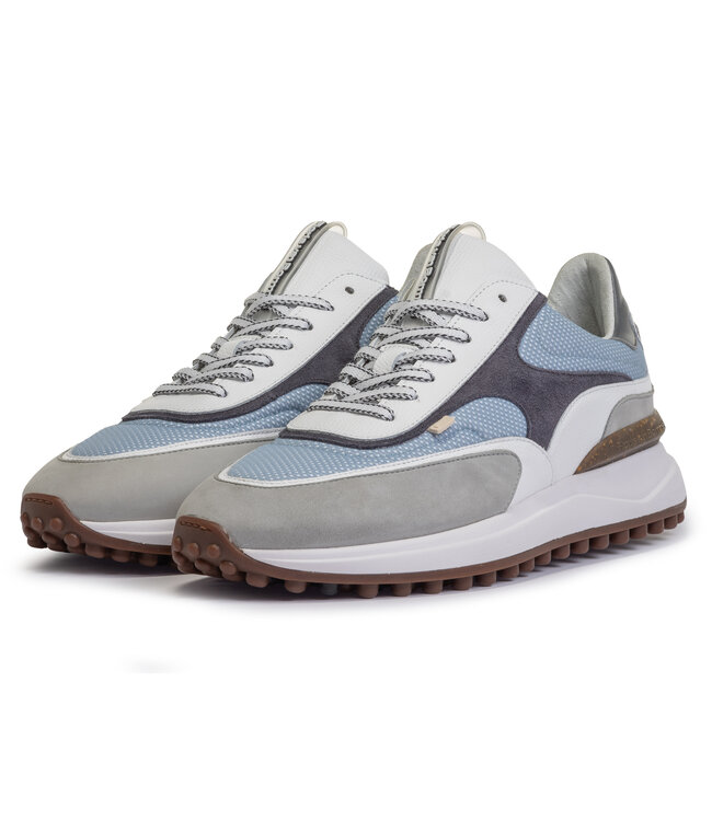Floris van Bommel | Heren | Sneakers | Lightblue (10207-42-01)