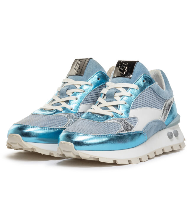 Floris van Bommel Dames | Dames | Sneakers | Light Blue (10098-42-01)
