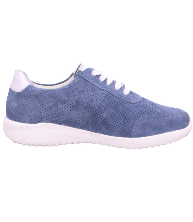 Solidus | Dames | Veterschoenen | Jeans / Zilver (60003 - 80385  K)