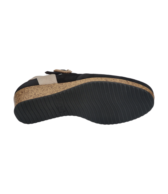 Durea | Dames | Espadrilles | Zwart/Zand (5919 565 1007 H)