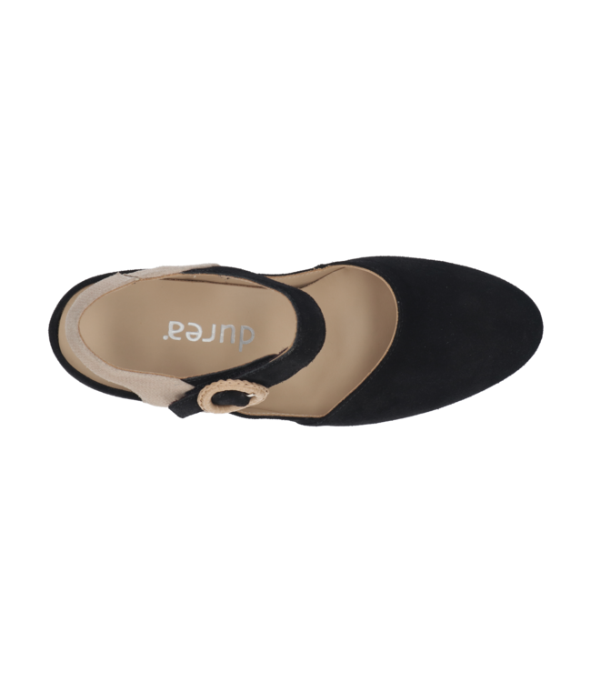 Durea | Dames | Espadrilles | Zwart/Zand (5919 565 1007 H)