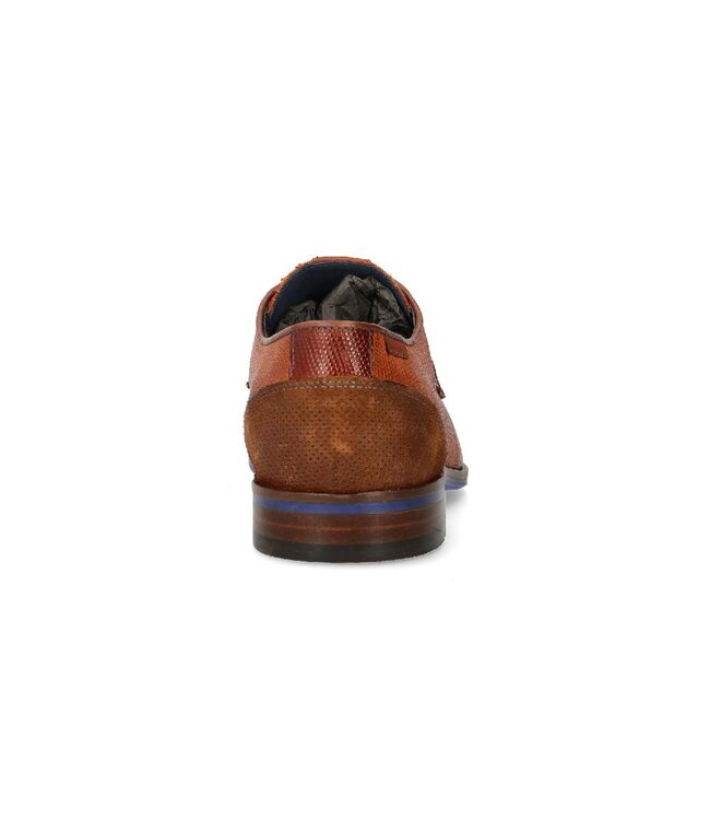 Berkelmans | Heren | Veterschoenen | Cognac Print ( 2510050365)