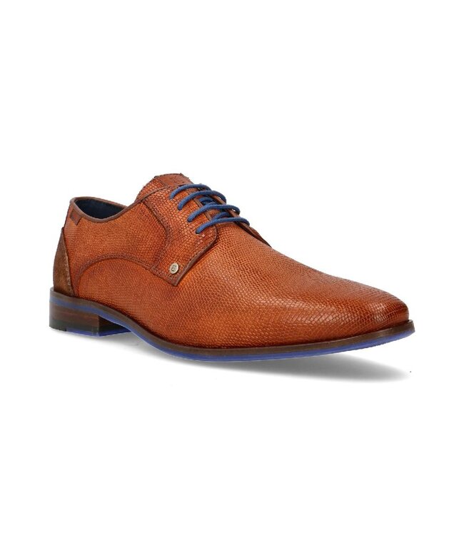 Berkelmans | Heren | Veterschoenen | Cognac Print ( 2510050365)
