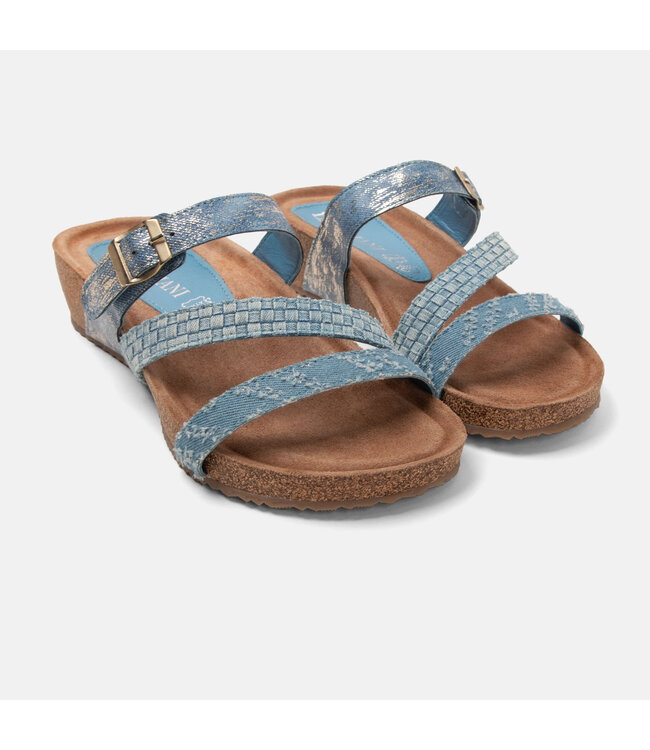Lazamani | Dames | Slippers | Denim  (LA75005 801)