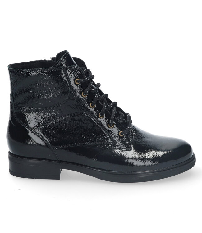 Durea | Dames | Veterboots | Zwart lak (9832 839 4083 M)